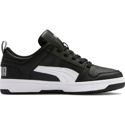 Buty chłopięce Puma Rebound Layup Lo SL Jr Black 370490 02