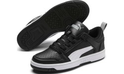 Buty chłopięce Puma Rebound Layup Lo SL Jr Black 370490 02