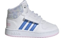 Buty dziecięce Adidas Hoops Mid 2.0 I białe