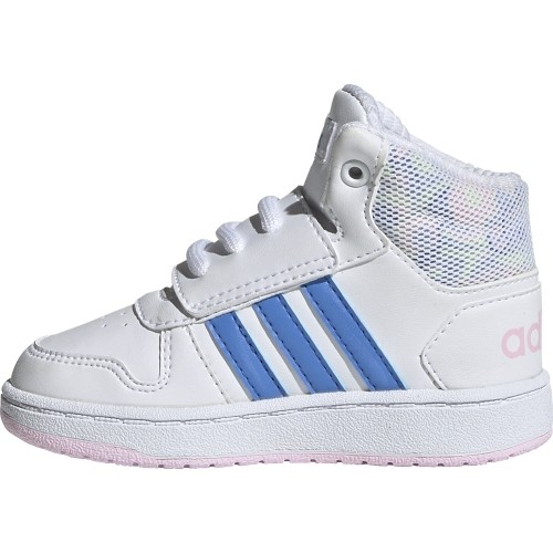Buty dziecięce Adidas Hoops Mid 2.0 I białe