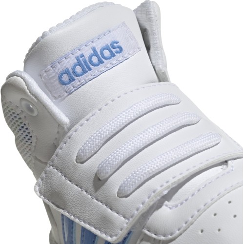 Buty dziecięce Adidas Hoops Mid 2.0 I białe