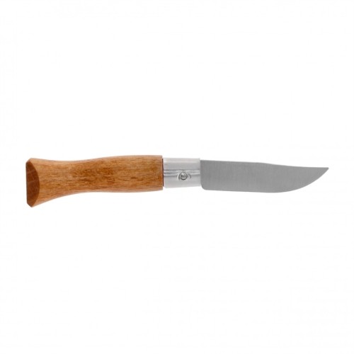 Nóż składany Opinel nr 3, stal węglowa, buk