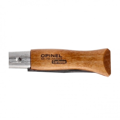 Nóż składany Opinel nr 3, stal węglowa, buk