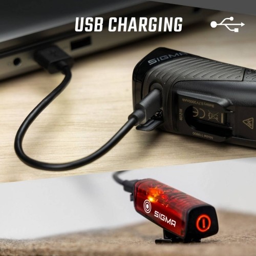 Tylna lampa Sigma Buster 80 USB