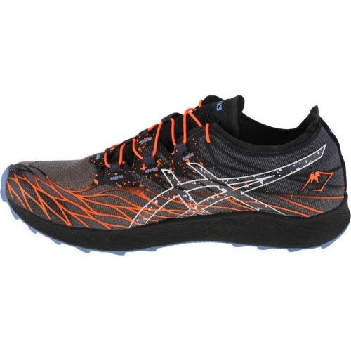 Buty do biegania Asics Fujispeed M, czarno-pomarańczowe