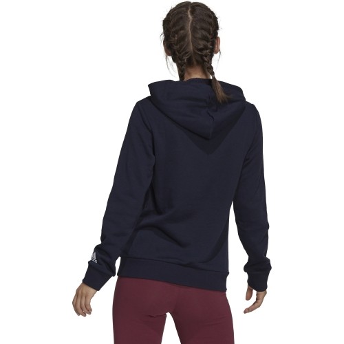 Adidas bluza damska z kapturem W Lin Ft Hoodie Blue H07797