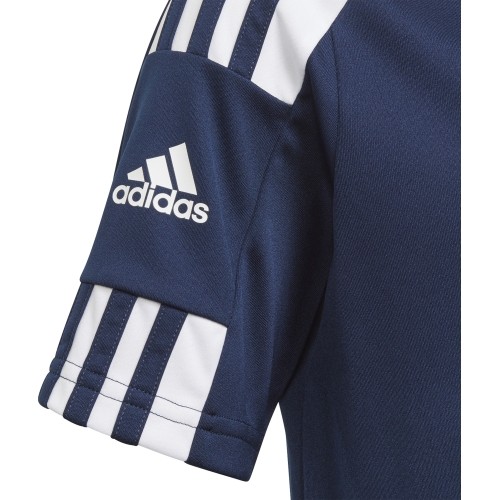 Koszulka piłkarska dziecięca Adidas Squad 21 Jsy Y, biała, GN5745