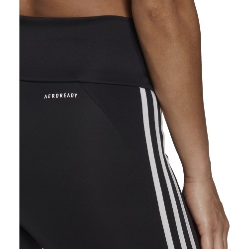 Legginsy damskie Adidas High Riese 3-Stripes 7/8 Tights