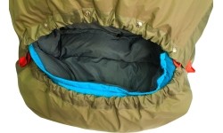 YATE BIVAK BAG 10.000mm, torba biwakowa z podwójnym zamkiem błyskawicznym / prawa strona