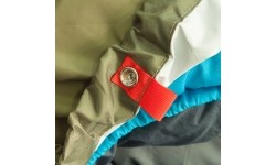 YATE BIVAK BAG 10.000mm, torba biwakowa z podwójnym zamkiem błyskawicznym / prawa strona