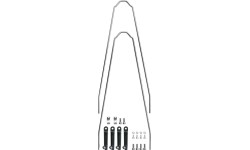 Mocowania błotników SKS do Velo 42/47 U-Stays widelce Suntour, srebrne