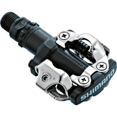 Pedały rowerowe Shimano PD-M520 SPD z zaczepami, SM-SH51, czarne
