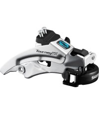 Przerzutka przednia Shimano Tourney TX FD-TX800 // 3x7/8 biegów, 34.9 / 31.8 / 28.6 mm, 48T