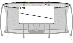 Zestaw rurek stelaża BERG 470 (wersja .01) do siatki Grand Safety Net Deluxe
