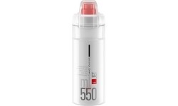 Bidon Elite Jet Plus // 550 ml, z zakrętką (przezroczysty)
