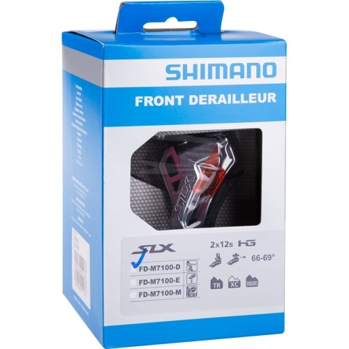 Priekinis pavarų perjungiklis Shimano SLX FD-M7100 // 2x12-speed, Side-Swing, Direct Mount