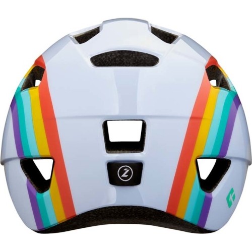 Šalmas LAZER Pnut KC Rainbow, 46-52cm (baltas)