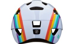 Šalmas LAZER Pnut KC Rainbow, 46-52cm (baltas)