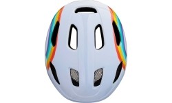 Šalmas LAZER Pnut KC Rainbow, 46-52cm (baltas)