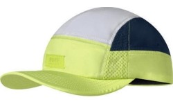Czapka Buff 5 Panels Go, czarna/biała/żółta - 801