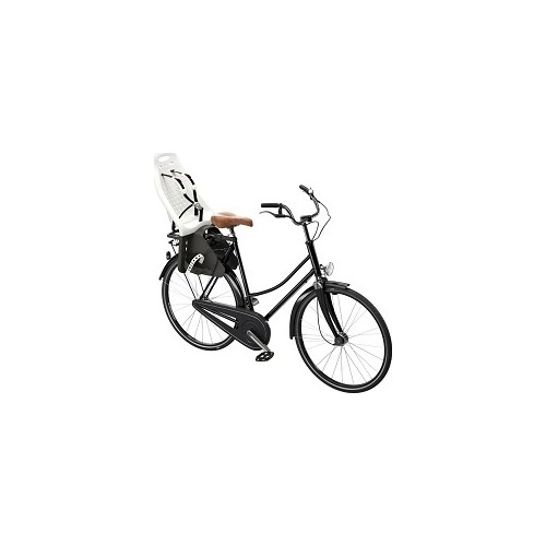 Fotelik rowerowy dziecięcy Thule Yepp Maxi, montowany na bagażniku, biały
