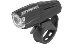 Lampka przednia FORCE Shark 500 USB (czarna)