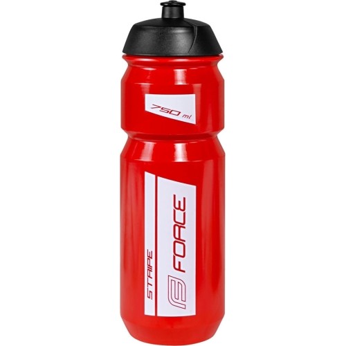 Bidon FORCE Stripe 0,75l (czerwony/biały)