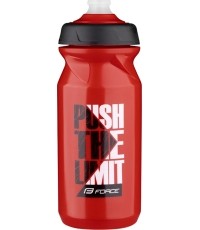 Bidon FORCE Push 0.65l (czerwony/czarny/biały)