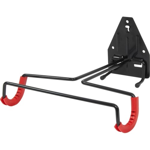 Składany ścienny uchwyt na rower FORCE (stal, czarny, maks. 15 kg)