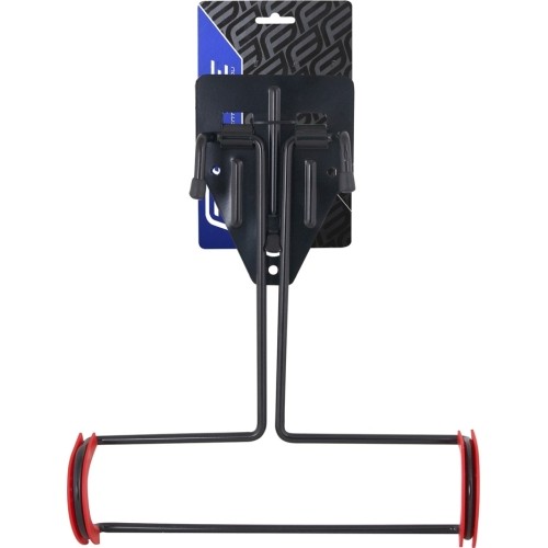 Składany ścienny uchwyt na rower FORCE (stal, czarny, maks. 15 kg)