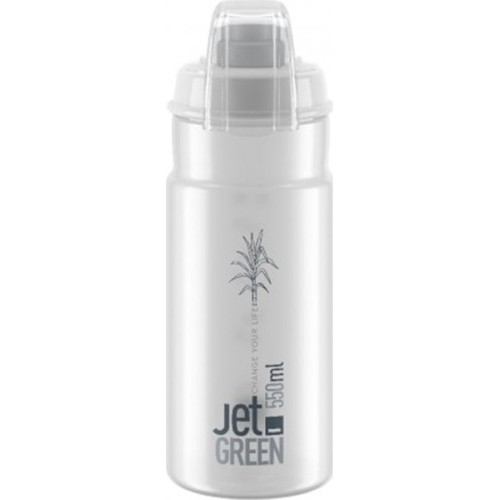 Bidon ELITE Jet Green 550ml (przezroczysty/jasnoszary)