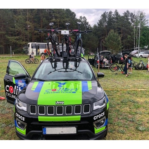 Bagażnik rowerowy na przyssawki na trzy rowery Rassine LX-B7