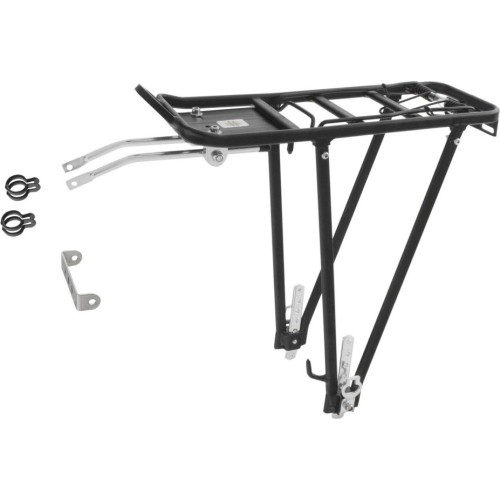 Bagażnik rowerowy BONIN 24-29" (aluminiowy, czarny)