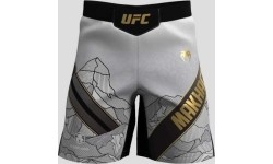 Męskie spodenki UFC Unrivaled by Venum White Islam Makhachev Long Fit Fight Short