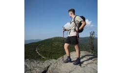 TK8601 CZERWONE ALUMINIOWE KIJE TREKKINGOWE NILS