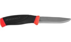 Nóż ratowniczy Morakniv Companion F, stal nierdzewna, czerwony