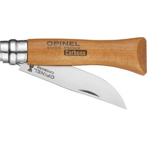 Nóż Opinel 6, węglowa stal nierdzewna, drewno bukowe