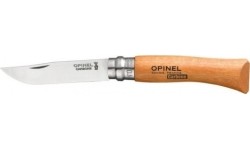 Nóż Opinel 7, stal węglowa, buk