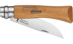 Nóż Opinel 7, stal węglowa, buk