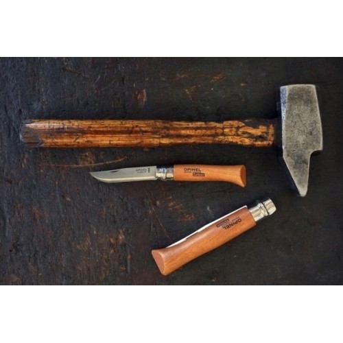 Nóż Opinel 7, stal węglowa, buk