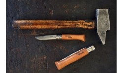 Nóż Opinel 7, stal węglowa, buk