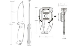 Nóż Ruike Jager F118, oliwkowy