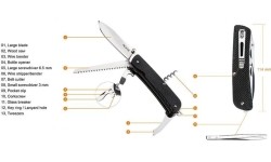 Ruike LD32-B nóż kieszonkowy, wielofunkcyjny, czarny