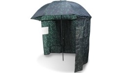 Parasol wędkarski z osłoną dookoła, ze ściankami NGT Brolly Camo - 2,20 m