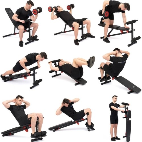 Marbo MH-L111 Składana uniwersalna ławka treningowa