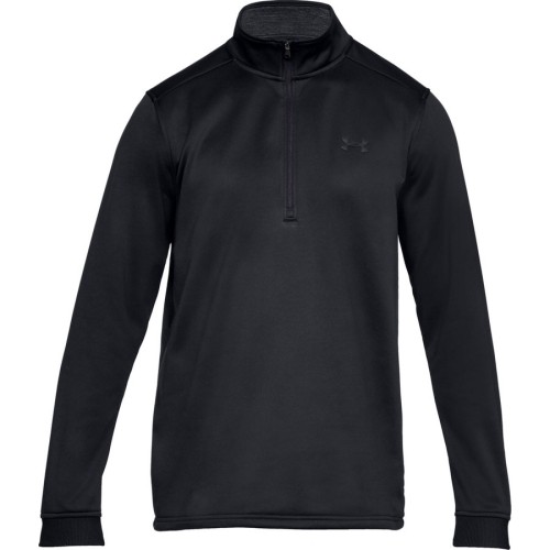 Męski sweter Under Armour Armour Fleece 1/2 Zip Jumper - Czarny