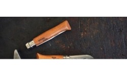 Nóż składany Opinel 10, stal węglowa, drewno bukowe