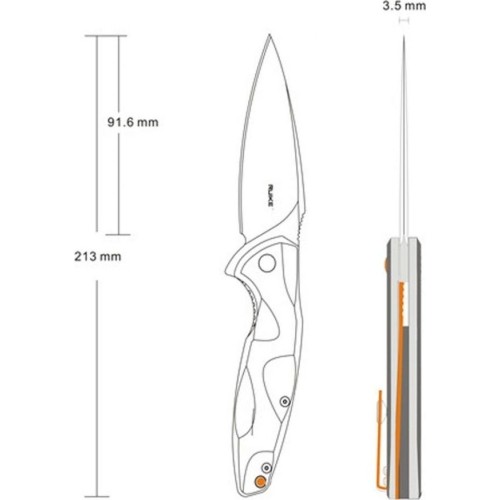 Nóż składany Ruike Fang P105-K, jasnoniebieski