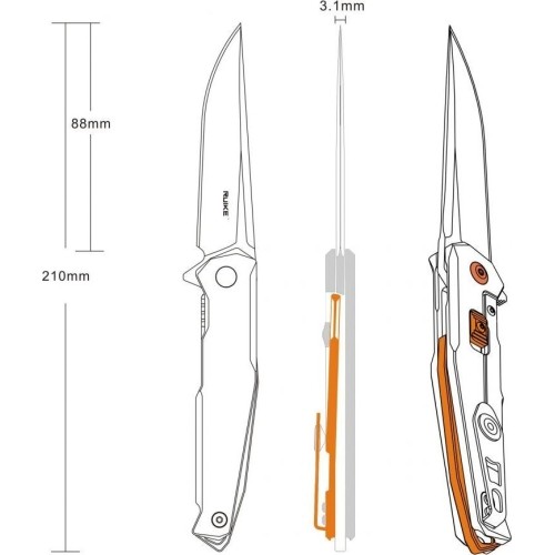 Nóż składany Ruike M108-TZ