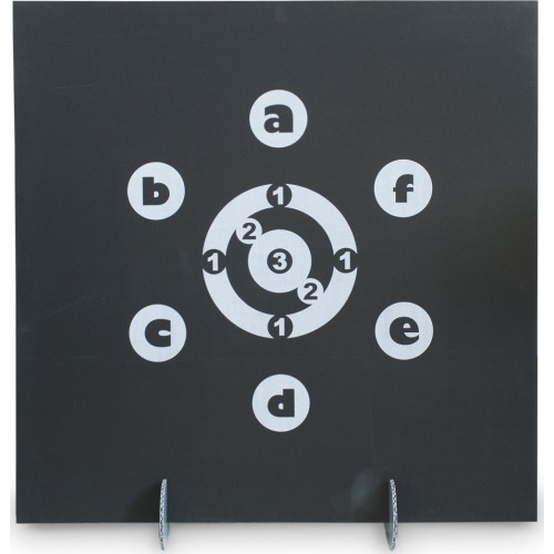 Tarcza łucznicza Yate Set Start 04 - 80x80x7 cm + stojak PP HD
